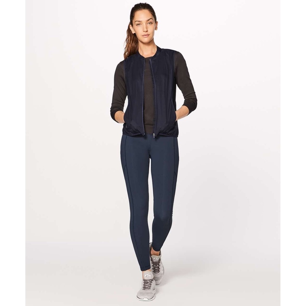 Lululemon Like The Wind Vest Midnight Navy Blue Run Lightweight Performance 6 - Picture 8 of 10